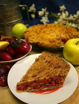 Strawberry Apple Crumb