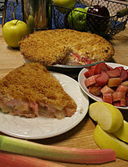 Apple Rhubarb Crumb